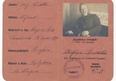 Papierener Ausweis 1918