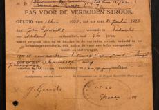 Ausweis 1925 Museum Coevorden.