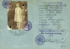 Ausweis 1933 Lingen Maria Hake.