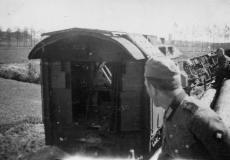 Fotografie Entgleister Panzerzug Nr. 1.