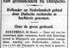 Articel Het volk 24 maart 1931.
