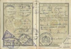 Reisepass Gerhard Korecker 6.