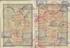 Reisepass Gerhard Korecker 7.