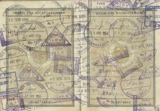 Reisepass Gerhard Korecker 9.