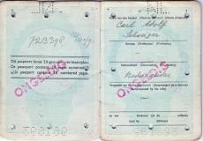 Paspoort Carl Adolf Schweizer.