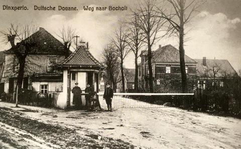 Dinxperlo duitsche douane bij Suderwick jaren 30 plek grensincident.
